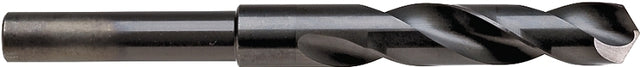 Irwin 91164 Silver and Deming Drill Bit, 1 in Dia, 6 in OAL, Spiral Flute, 1/2 in Dia Shank, Flat, Reduced Shank