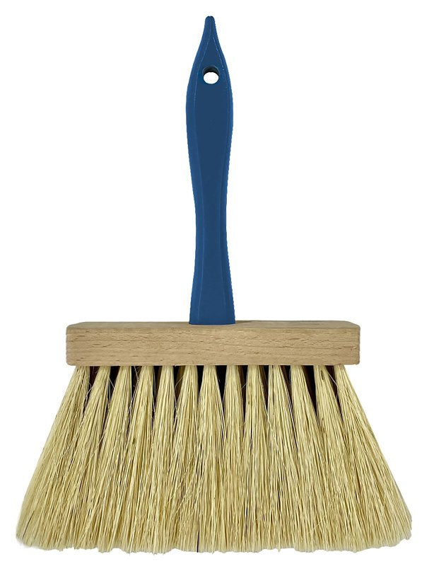 Vulcan C01426 Concrete Brush, 8.25 in W Brush, Tampico Bristle, Beige Bristle, Wood Handle