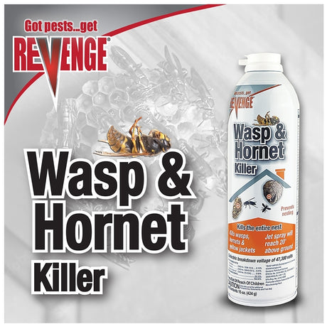 Bonide 631 Wasp and Hornet Killer, Liquid, Spray Application, 15 oz Aerosol Can