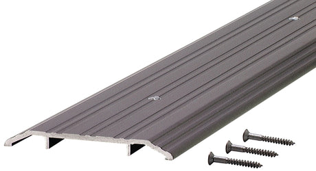 M-D TH015 68353 Saddle Threshold, 72 in L, 5 in W, Aluminum, Bronze