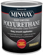 Minwax 63005444 Polyurethane, Oil Base, Clear, Semi-Gloss, Liquid, 1 qt Can
