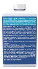 Klean Strip QWN285 Sander Deglosser, Liquid, 1 qt
