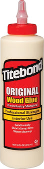 Titebond 5064 Glue, Yellow, 16 oz Bottle