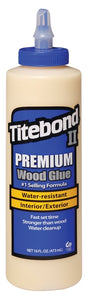 Titebond II 5004 Glue, Yellow, 16 oz Bottle