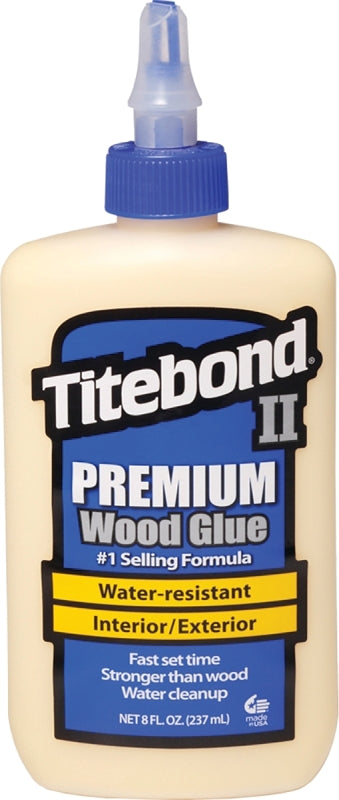 Titebond II 5003 Glue, Yellow, 8 oz Bottle