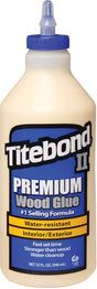 Titebond II 5005 Glue, Yellow, 1 qt Bottle