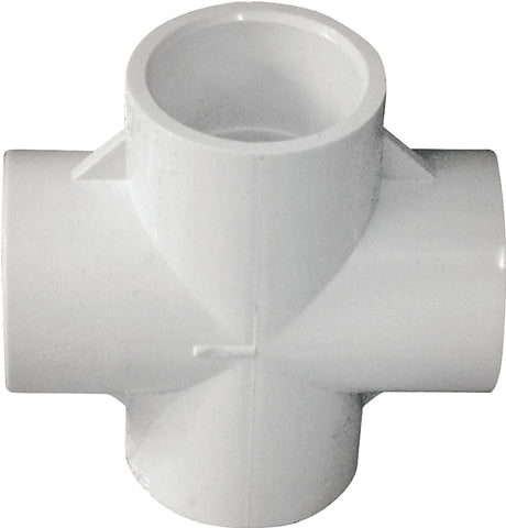 IPEX 192756 Flush Reducing Pipe Bushing, 4 x 3 in, Spigot x Hub, PVC, White, SCH 40 Schedule