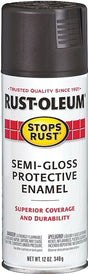 Rust-Oleum 7798830 Rust Preventative Spray Paint, Semi-Gloss, Black, 12 oz Can
