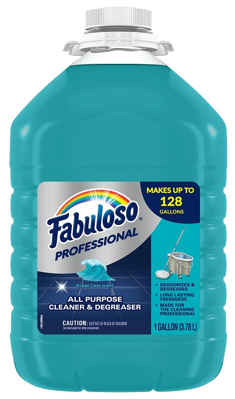 Fabuloso 04373 All-Purpose Cleaner, 1 gal Bottle, Liquid, Ocean Cool, Blue