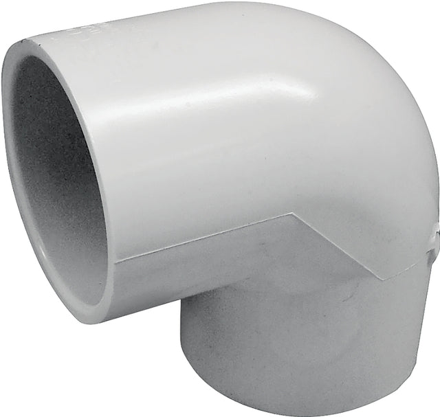 IPEX 035525 Elbow, 2-1/2 in, Socket, 90 deg Angle, PVC, White, SCH 40 Schedule, 300 psi Pressure