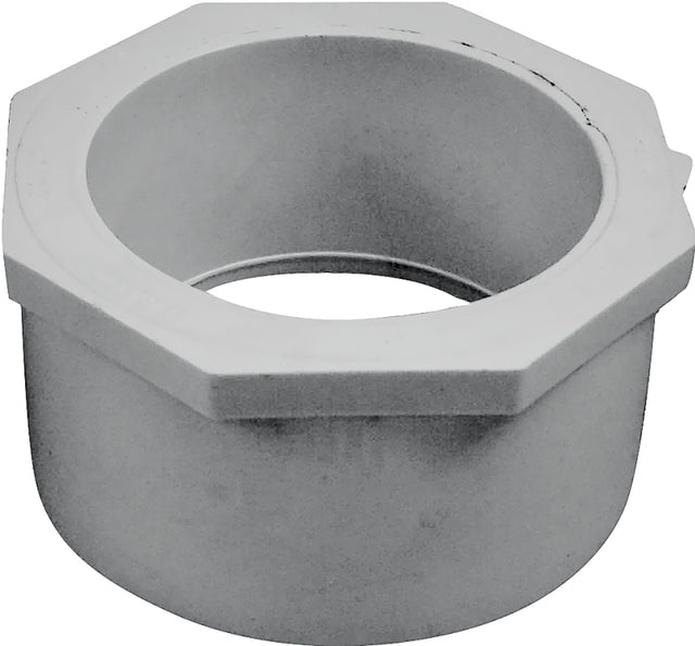 IPEX 035679 Reducer Bushing, 4 x 3 in, Spigot x Socket, PVC, White, SCH 40 Schedule, 220, 260 psi Pressure