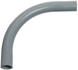 Carlon UA9AL-CAR Elbow, 90 deg Angle, Gray, 3 in Plain End, PVC