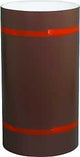 Amerimax 69120 Trim Coil, 50 ft L, 0.018 Gauge, Aluminum, Brown/White, Painted