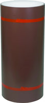 Amerimax 69124 Trim Coil, 50 ft L, 0.018 Gauge, Aluminum, Brown, Painted