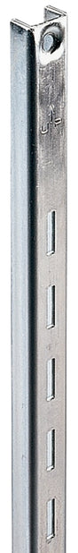 Knape & Vogt 80 Series 80 ANO 60 Shelf Standard, 320 lb, 16 ga Thick Material, 5/8 in W, 60 in H, Steel, Anochrome, Pack of 10