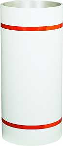 Amerimax 6912457 Trim Coil, 50 ft L, 0.018 Gauge, Aluminum, Lomar White