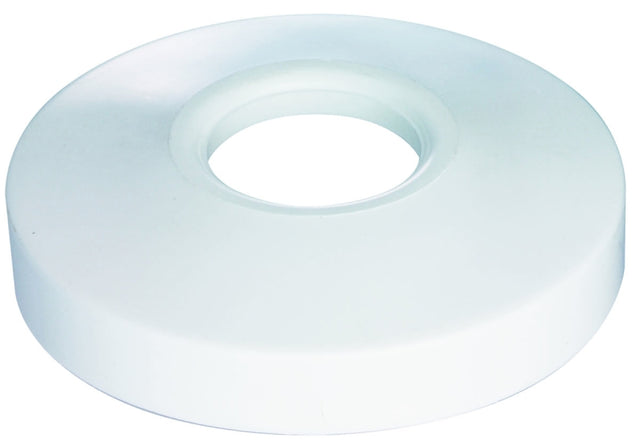 Plumb Pak PP803-01 Bath Flange, 3-1/2 in OD, For: 3/4 in Pipes, Plastic, White