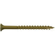 Camo 0356074 Deck Screw, #7 Thread, 1-1/4 in L, Bugle Head, Star Drive, Type 17 Slash Point, Carbon Steel, 350/PK