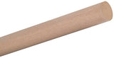 Waddell 6504UB Dowel Rod, 1/4 in Dia, 36 in L, Oak Wood, Pack of 25