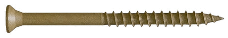 Camo 0356179 Deck Screw, #9 Thread, 3 in L, Bugle Head, Star Drive, Type 17 Slash Point, Carbon Steel, 1750/PK