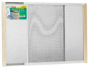 Frost King W.B. Marvin AWS1837 Window Screen, 18 in L, 21 to 37 in W, Aluminum