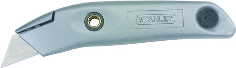 STANLEY 10-399 Blade Knife, 2-7/16 in L Blade, 1-1/2 in W Blade, Carbon Steel Blade, Contour-Grip Handle, Gray Handle