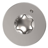 Camo 0348174S Deck Screw, #10 Thread, 3 in L, Bugle Head, Star Drive, Type 17 Slash Point, Stainless Steel, 350/PK