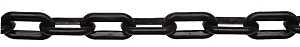Campbell 099-0857 Decorator Chain, Black, 1/2 in W Inside Link, #8, 60 ft L, Plastic