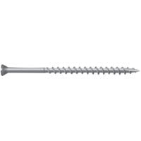 CAMO 0350194S Screw, #8 Thread, 3-1/2 in L, Trim Head, Star Drive, Type 17 Slash Point, 316 Stainless Steel