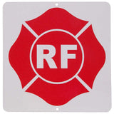 HILLMAN English Red Safety OSHA Sign 9 in. H X 9 in. W, Pack of 6