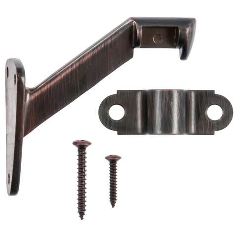 Ace Bronze Heavy Duty Handrail Bracket 3-3/4 in. L, Pack of 5