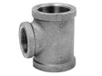 Anvil 3/4 in. FPT X 1/2 in. D FPT 3/4 in. D FPT Black Malleable Iron Reducing Tee