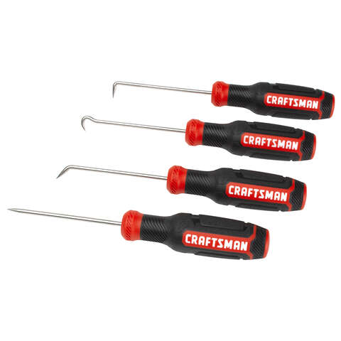 Craftsman 1-1/2 in. Steel Hook and Pick Set 4 pc