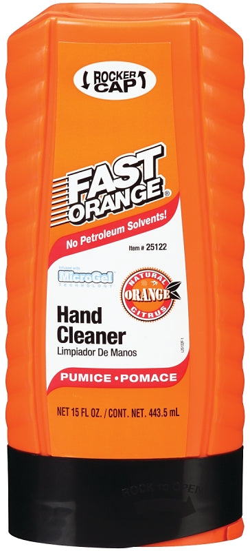 Fast Orange 25122/25113 Hand Cleaner, Lotion, White, Citrus, 15 oz Bottle