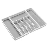 Madesmart 2 in. H X 13 in. W X 16 in. D Plastic Adjustable Silverware Tray