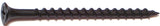 Midwest Fastener 10511 Screw, #8 Thread, 2-1/2 in L, Coarse Thread, Bugle Head, Phillips Drive, Phosphate