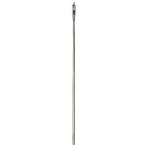 Irwin 88706 Spade Drill Bit, 3/8 in Dia, 16 in OAL, Flat Flute, 1/4 in Dia Shank, Hex Shank