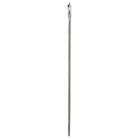 Irwin 88708 Spade Drill Bit, 1/2 in Dia, 16 in OAL, Flat Flute, 1/4 in Dia Shank, Hex Shank