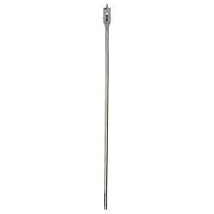 Irwin 88710 Spade Drill Bit, 5/8 in Dia, 16 in OAL, Flat Flute, 1/4 in Dia Shank, Hex Shank
