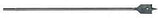 Irwin 88716 Spade Drill Bit, 1 in Dia, 16 in OAL, Flat Flute, 1/4 in Dia Shank, Hex Shank