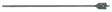 Irwin 88716 Spade Drill Bit, 1 in Dia, 16 in OAL, Flat Flute, 1/4 in Dia Shank, Hex Shank