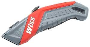 Crescent Wiss WKAR2 Utility Knife, Ergonomic Handle, Gray Handle