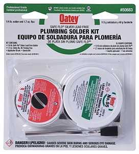 Oatey 50683 Wire Solder Kit, 0.25 lb, Solid