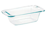 Pyrex 5-1/4 in. W X 8-3/4 in. L Loaf Pan Clear, Pack of 4
