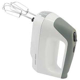 Black+Decker MX1500W Hand Mixer, 120 V, 175 W, 5-Speed, Gray/White
