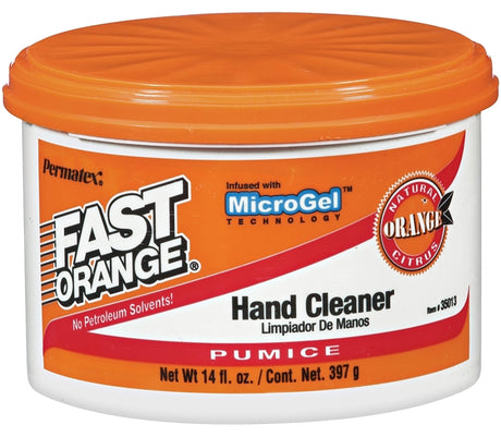 Fast Orange 35013 Hand Cleaner, Paste, White, Citrus, 14 oz Tub