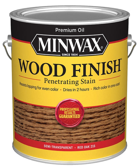 Minwax 71040000 Wood Stain, Oil Base, Red Oak, Liquid, 1 gal, Can, Pack of 2