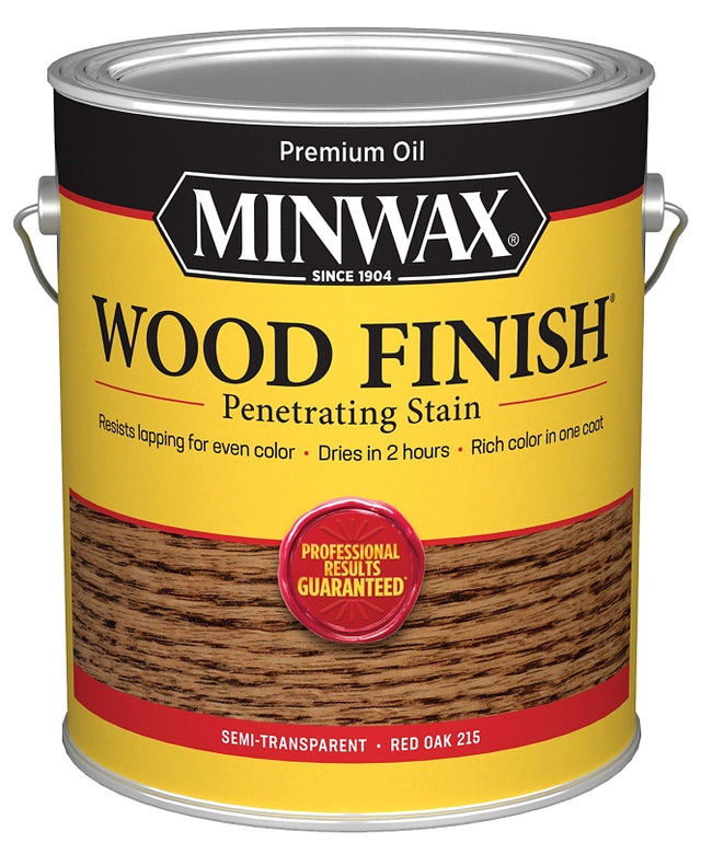 Minwax 71040000 Wood Stain, Oil Base, Red Oak, Liquid, 1 gal, Can, Pack of 2