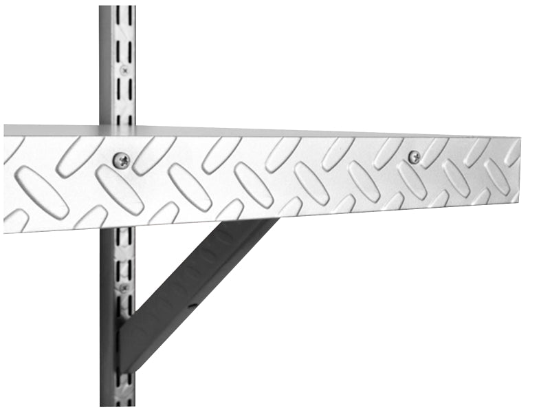 Knape & Vogt 0220-48PM Shelf Edge, Platinum, Pack of 6