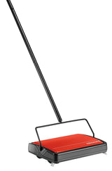 Bissell Refresh 2483 Carpet and Floor Manual Sweeper, 9-1/2 in W Cleaning Path, Orange